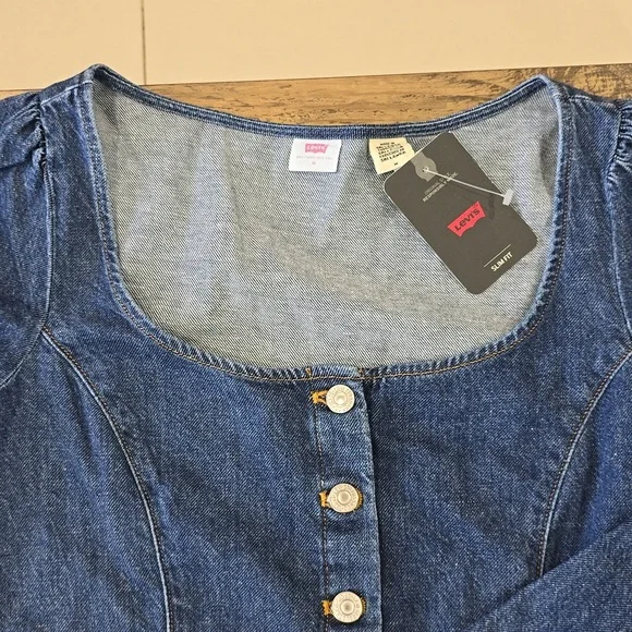 Levi's Weston Long Sleeve Corset Blouse - Picture 4 of 9